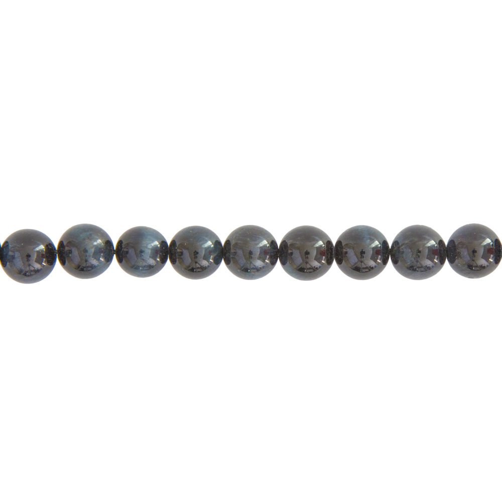 hilo ojo de halcón piedras bolas 10mm