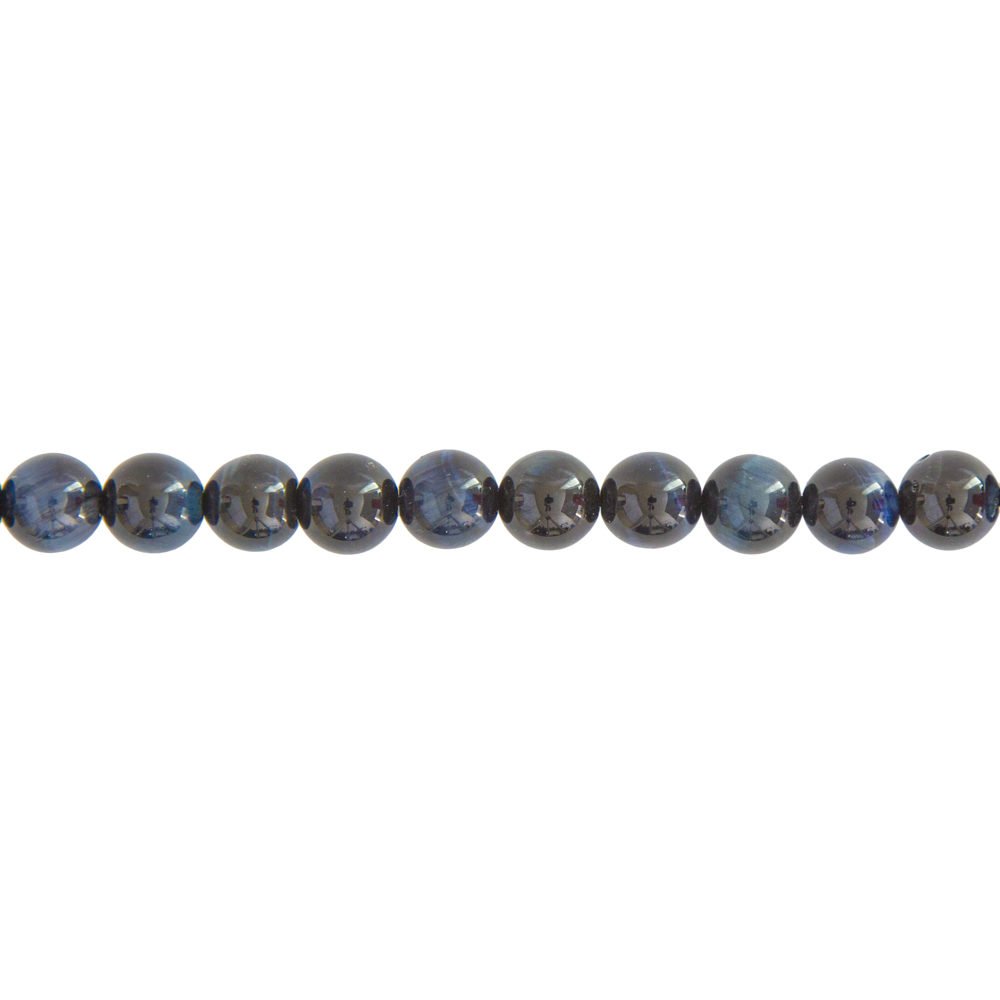 hilo ojo de halcón piedras bolas 8mm