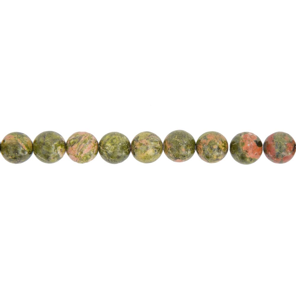 hilo unakita piedras bolas 10mm