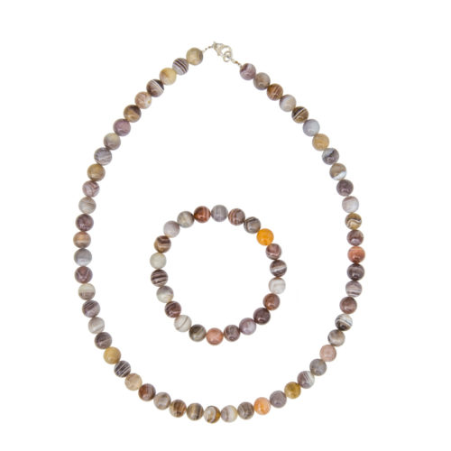 caja ágata de botsuana piedras bolas 8mm