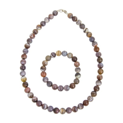 juego ágata de botsuana piedras bolas 10mm