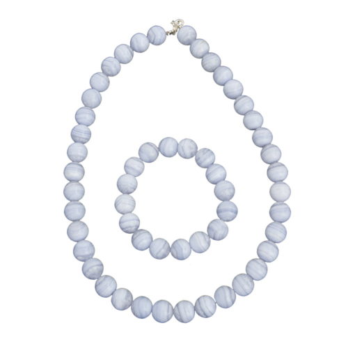 caja calcedonia piedras bolas 12mm