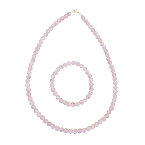 caja cuarzo rosa piedras bolas 6mm