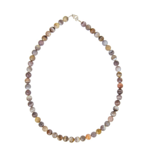 collar ágata de botsuana piedras bolas 8mm