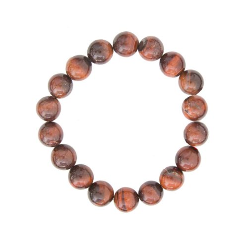 pulsera ojo de buey piedras bolas 10mm