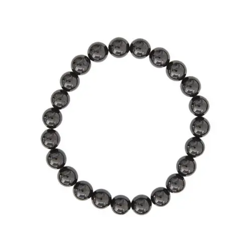 pulsera turmalina negra piedras bolas 8mm