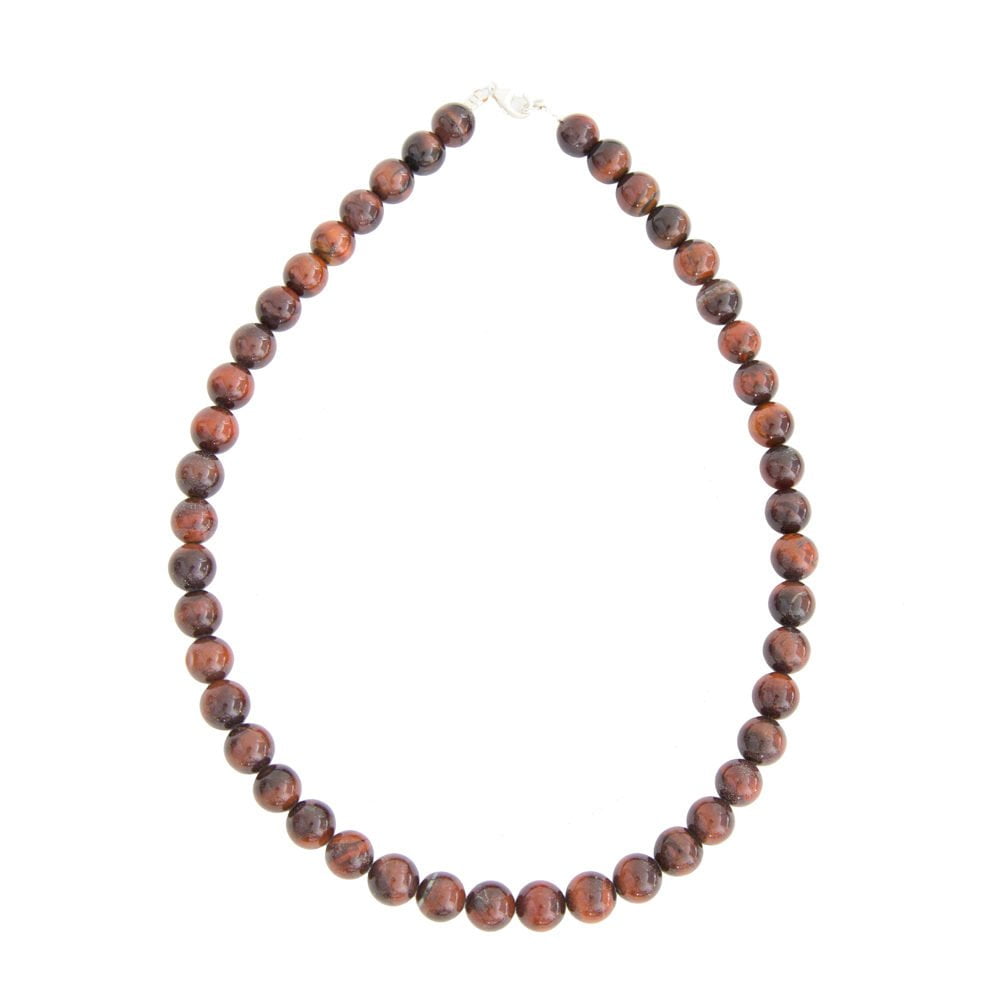 collar ojo de buey piedras bolas 10mm