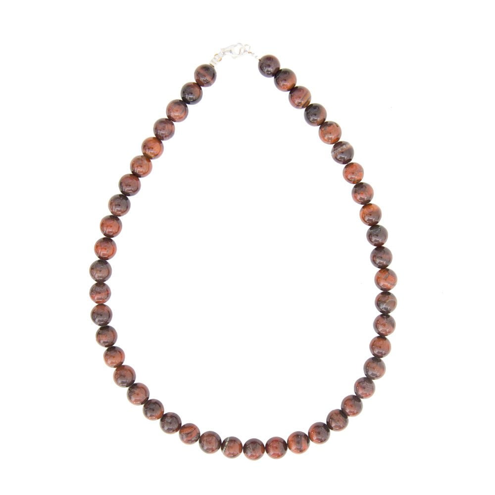 collar ojo de buey piedras bolas 10mm