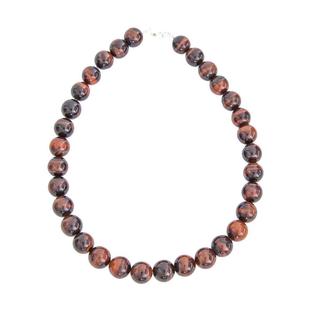 collar ojo de buey piedras bolas 14mm