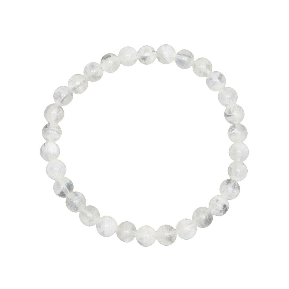 bracelet pierre de lune pierres boules 6mm