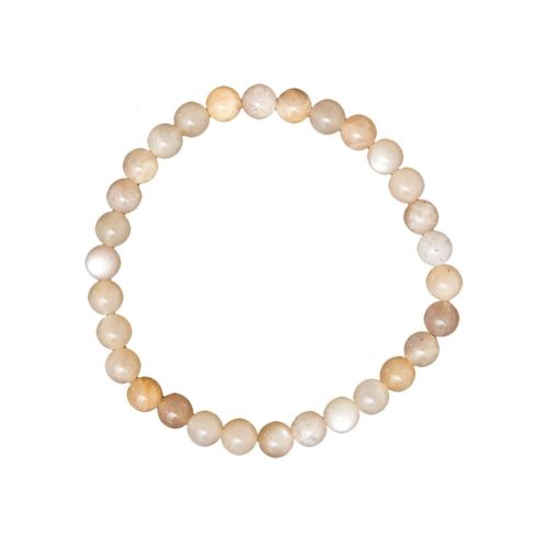 pulsera piedra de sol piedras bolas 6mm