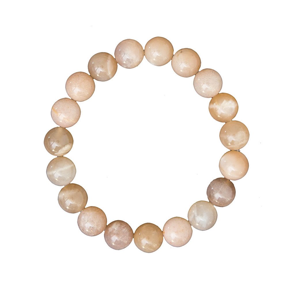 pulsera piedra de sol piedras bolas 10mm