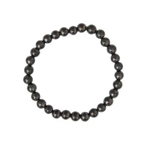 pulsera shungita piedras bolas 6mm