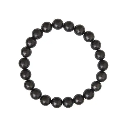pulsera shungita piedras bolas 8mm