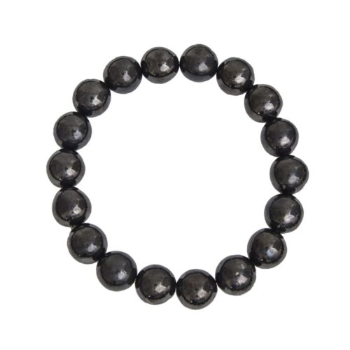 pulsera shungita piedras bolas 10mm