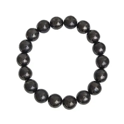 pulsera shungita piedras bolas 10mm