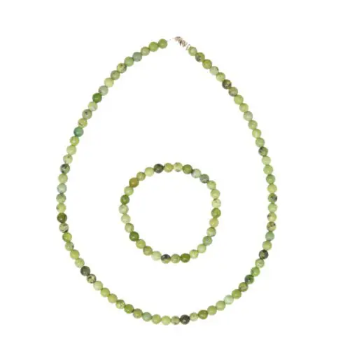 estuche crisoprasa limón piedras bolas 6mm