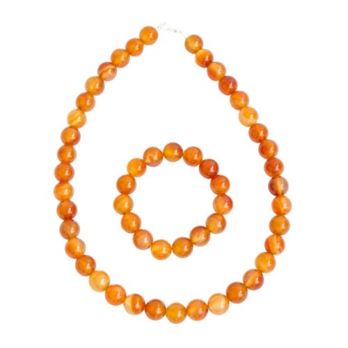 caja cornalina piedras bolas 12mm