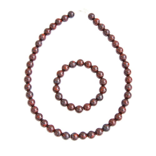 juego jaspe brechado piedras bolas 10mm