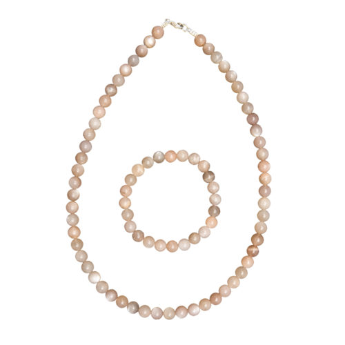 estuche piedra de sol piedras bolas 8mm