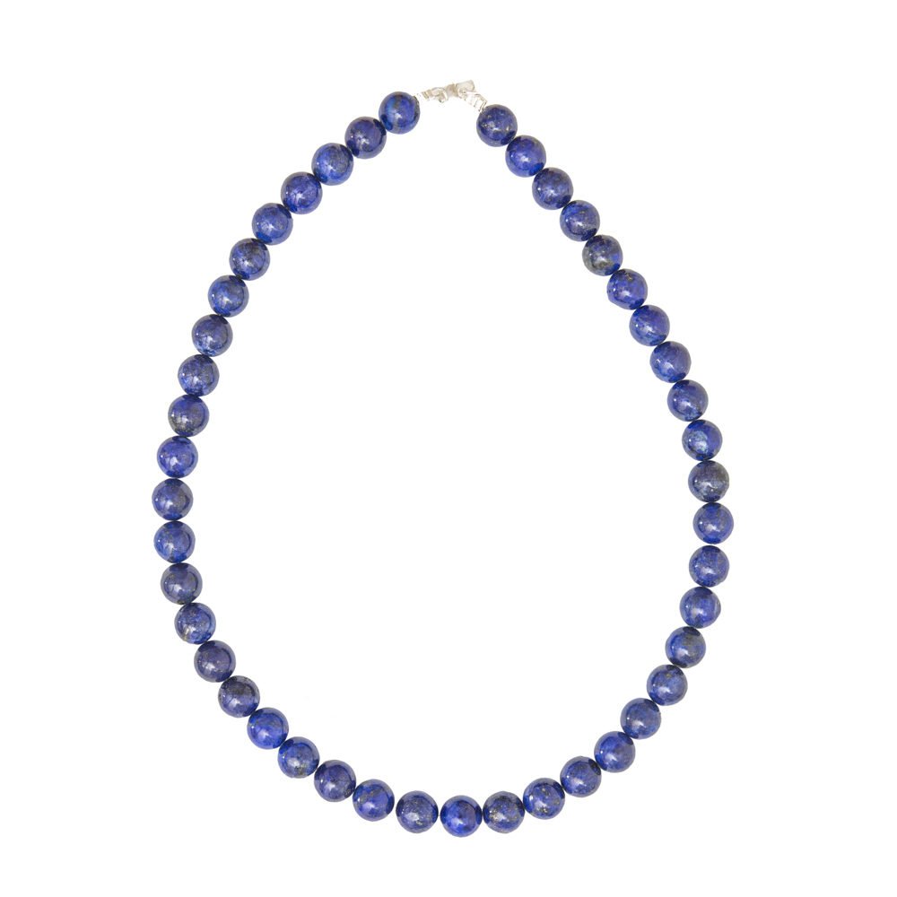 collar lapislázuli piedras bolas 10mm