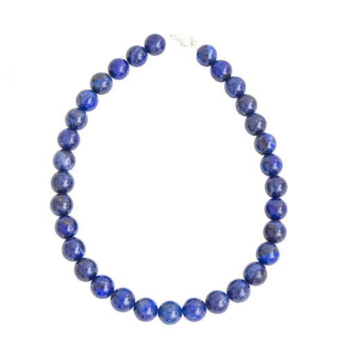 collar lapis lazuli piedras bolas 14mm
