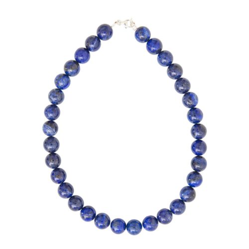collar lapis lazuli piedras bolas 14mm