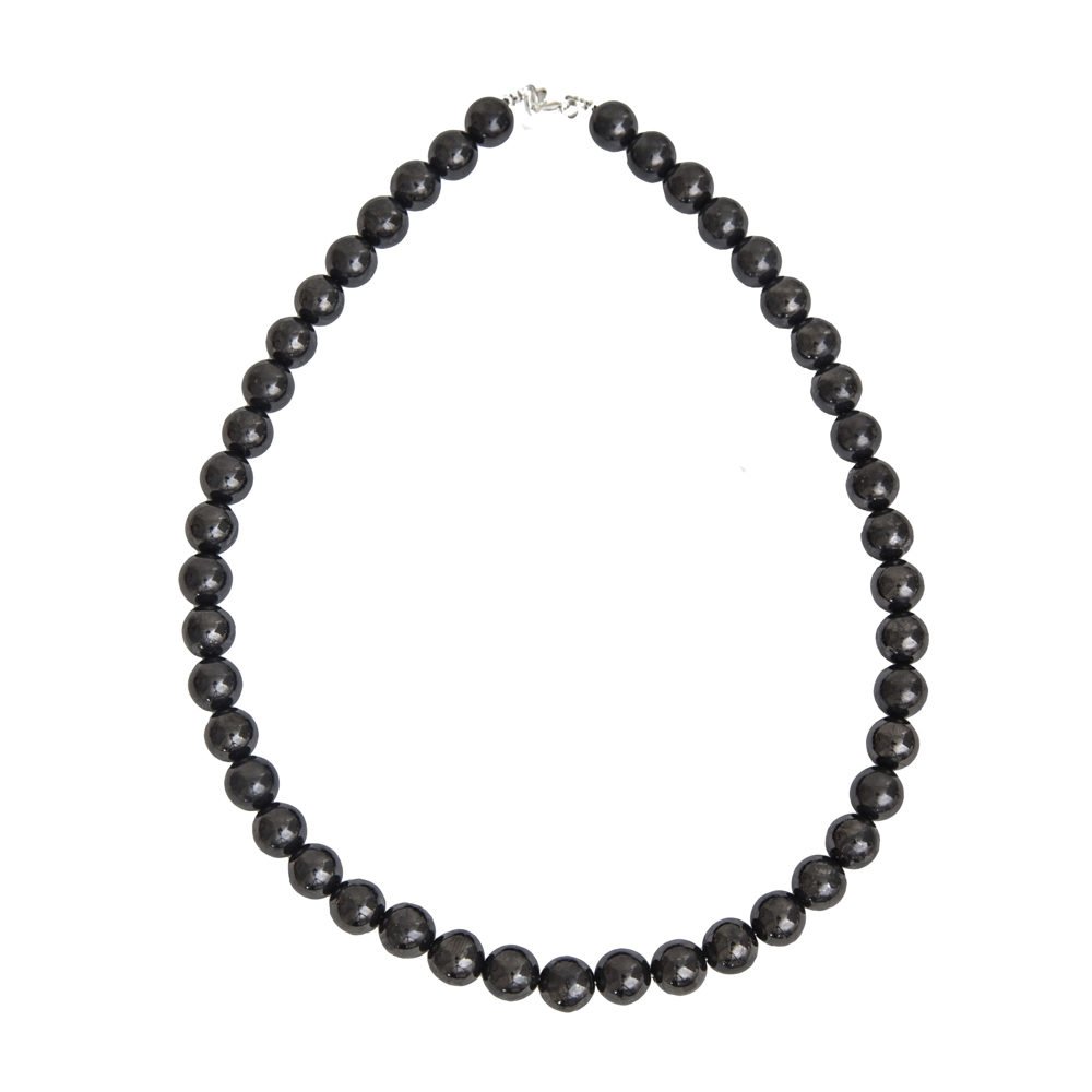 collar shungita piedras bolas 10mm