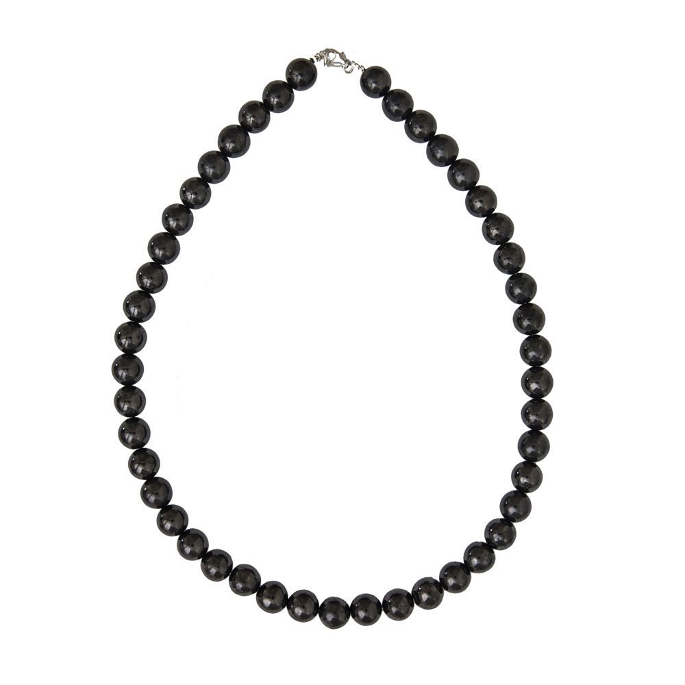 collar shungita piedras bolas 10mm