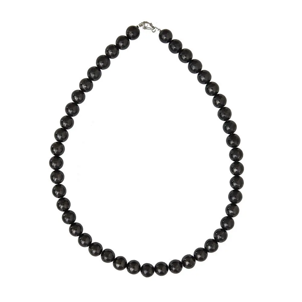 collar shungita piedras bolas 10mm