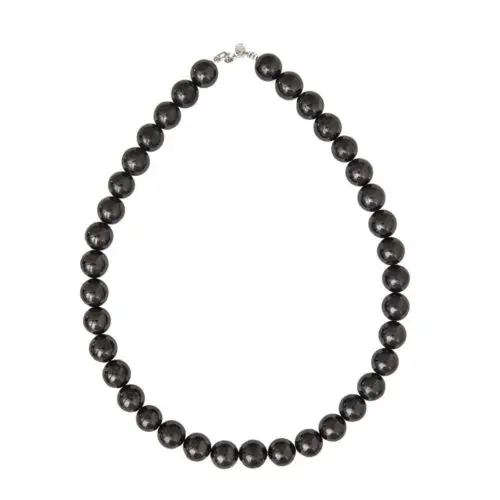 collar shungita piedras bolas 12mm