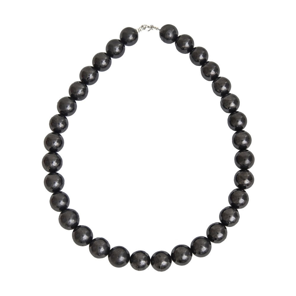 collar shungita piedras bolas 14mm