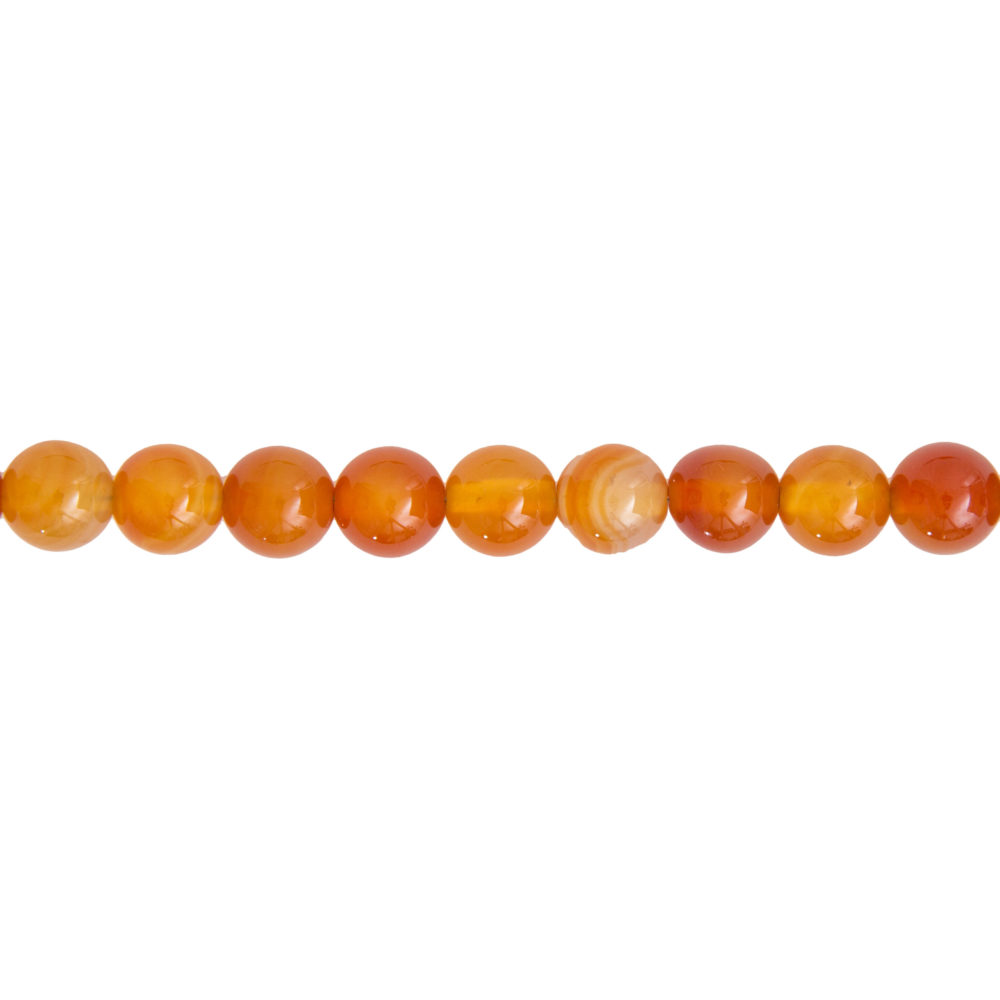 hilo cornalina piedras bolas 10mm