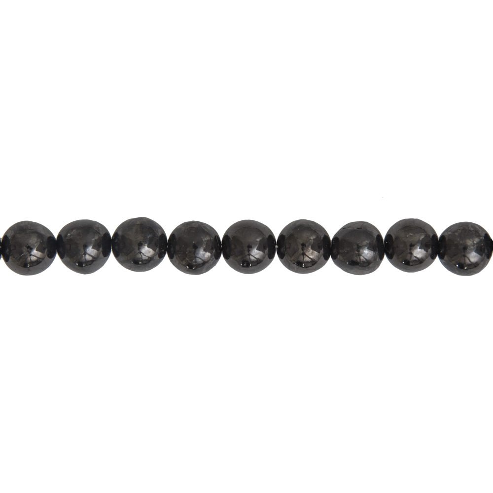 hilo shungita piedras bolas 10mm