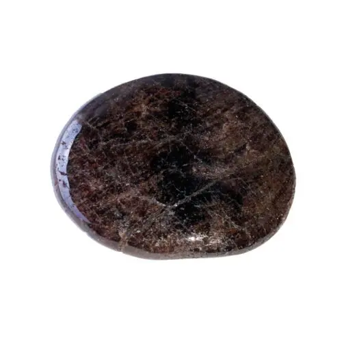 guijarro granate rojo