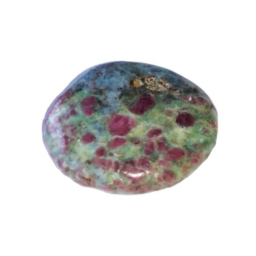 guijarro rubí sobre fucsita