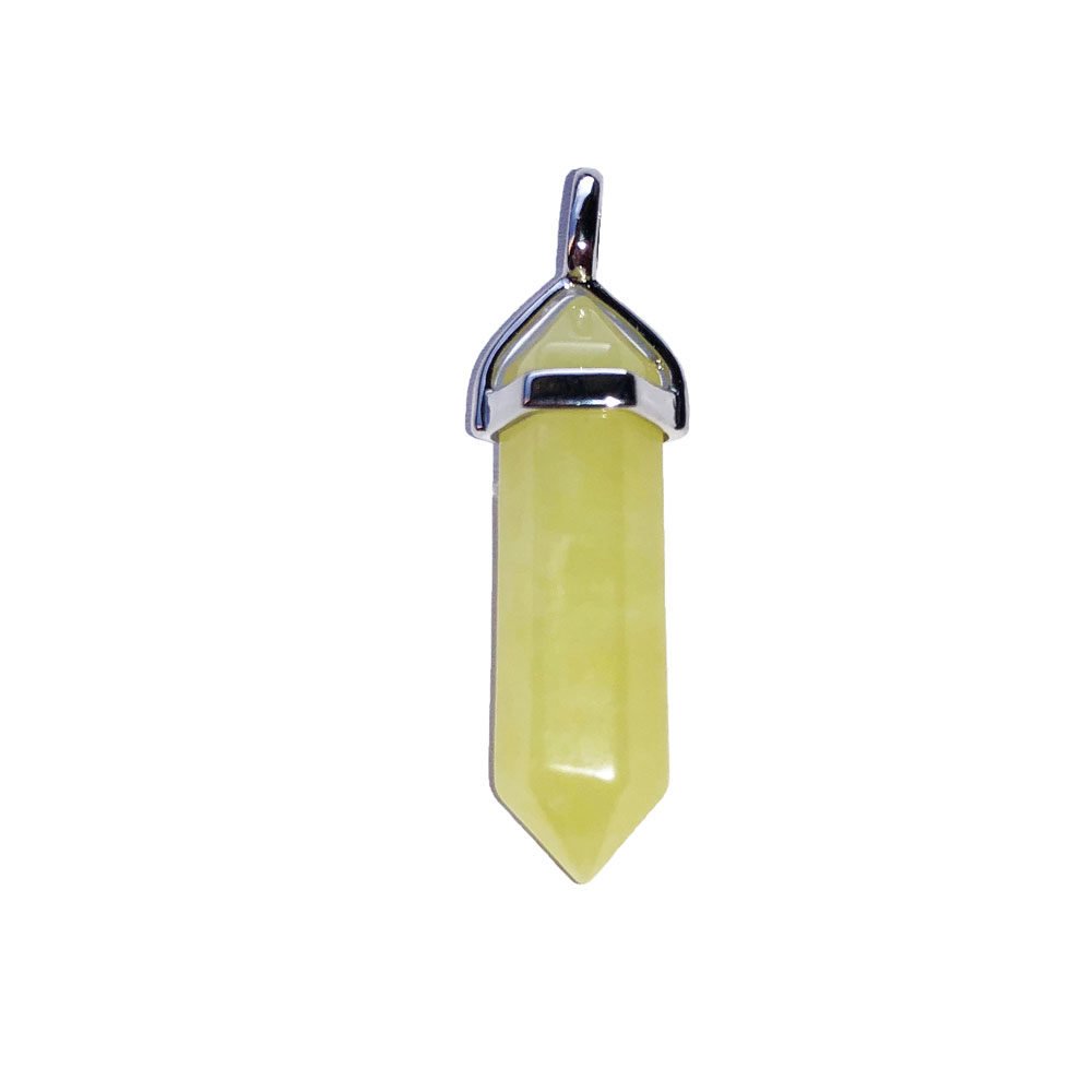 colgante jade limón punta