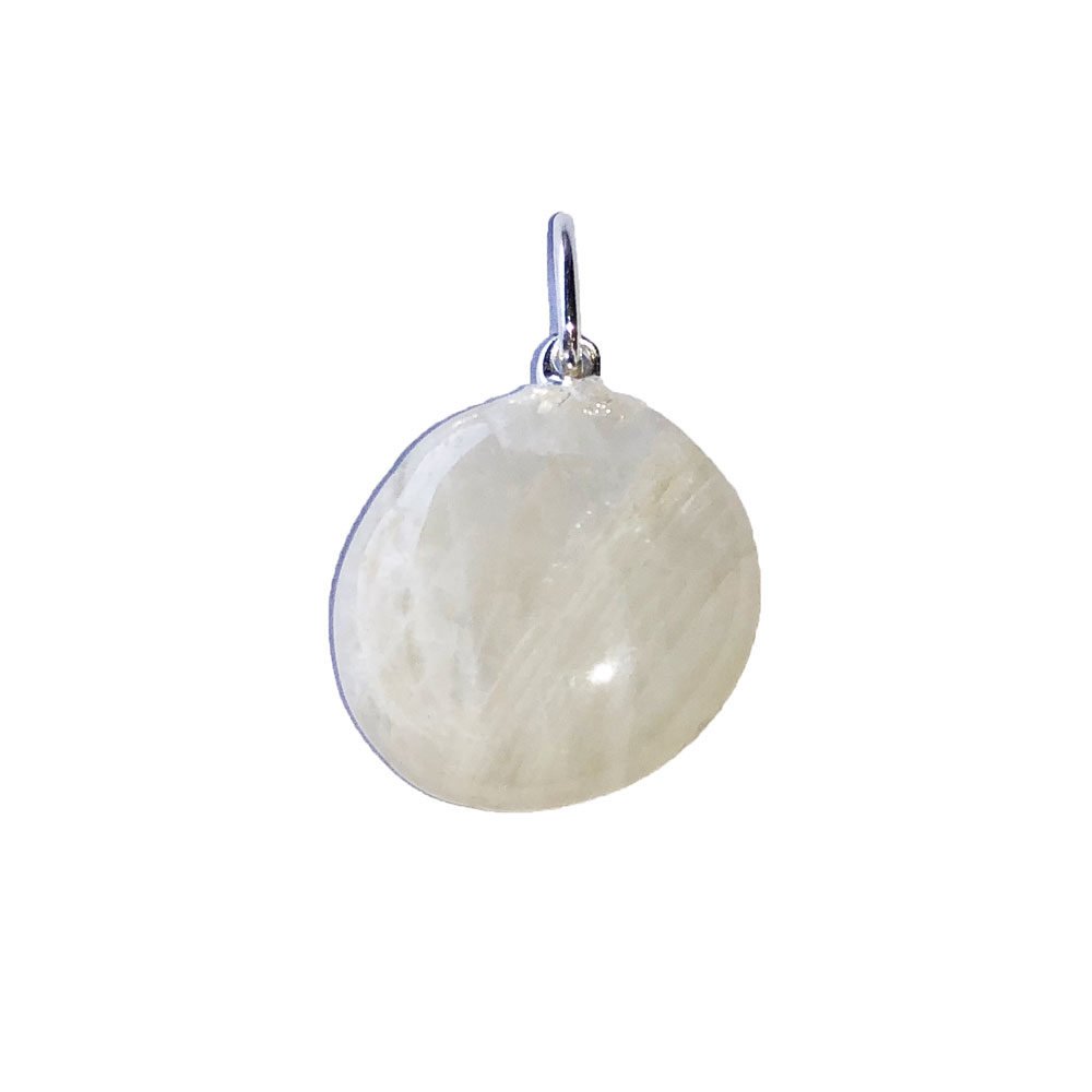 colgante piedra de luna piedra rodada