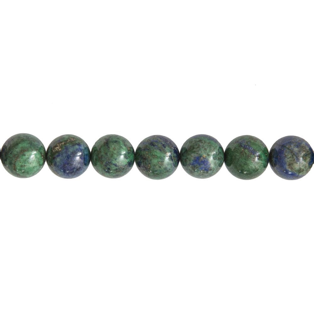 hilo crisocola piedras bolas 14mm