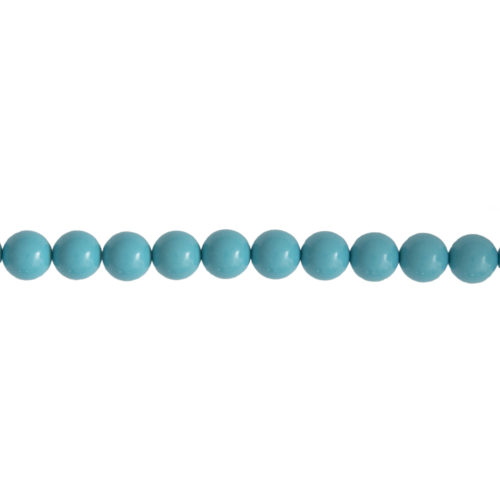 fil howlite bleue pierres boules 8mm