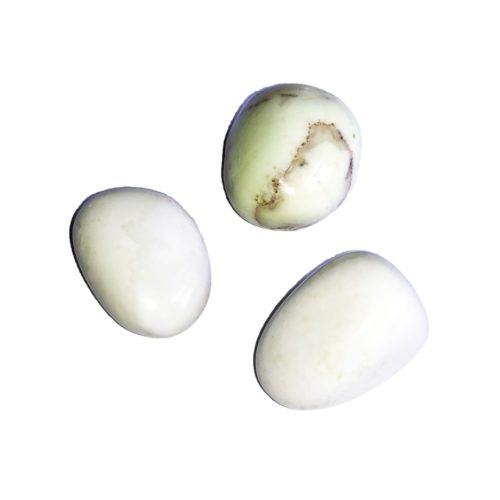 piedra rodada crisoprasa limón