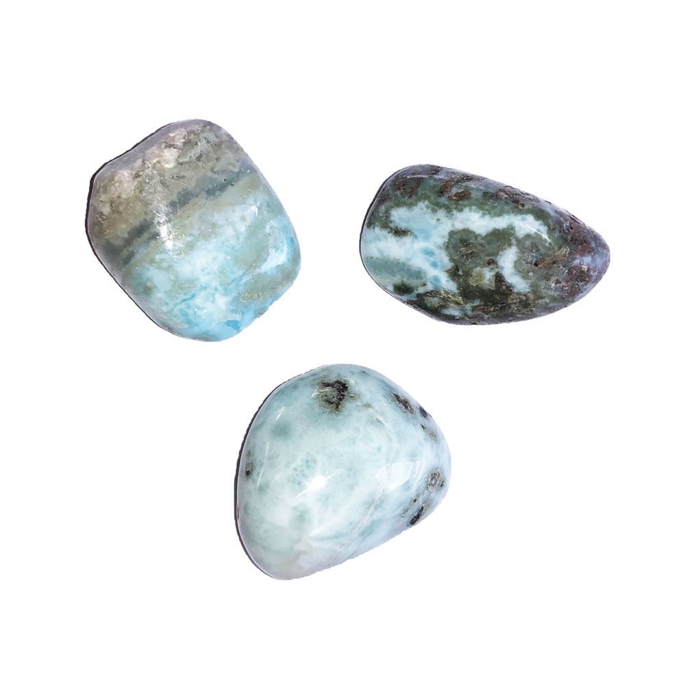 piedra rodada larimar