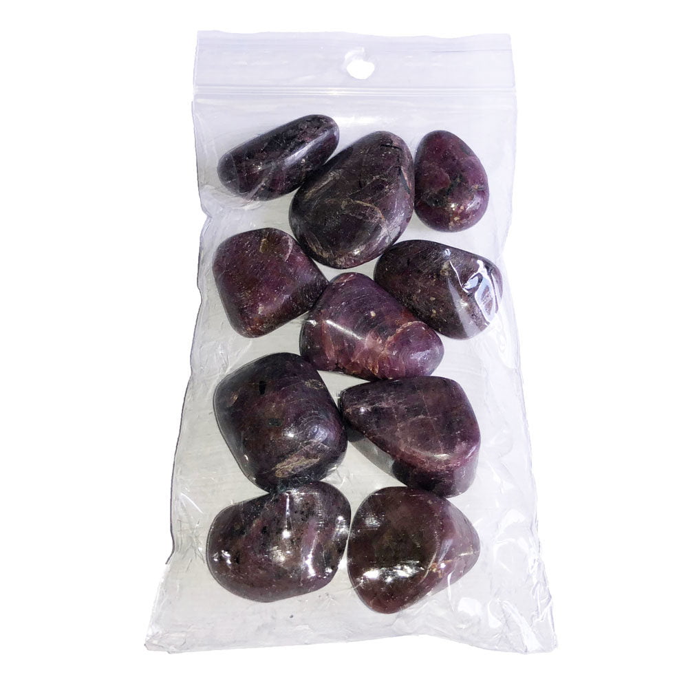 bolsa piedras rodadas rubí 250grs