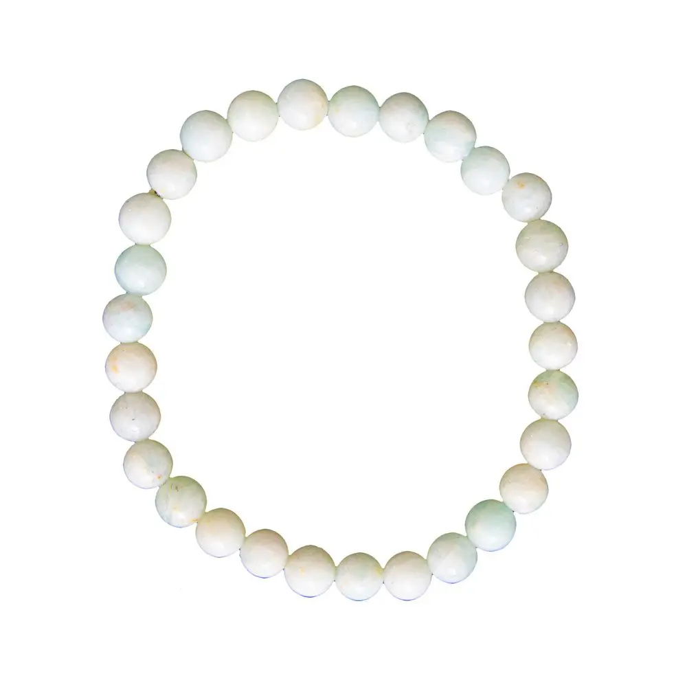 pulsera amazonita piedras bolas 6mm