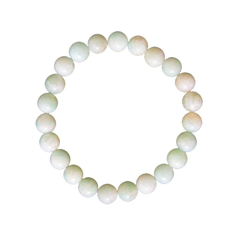 pulsera amazonita piedras bolas 8mm