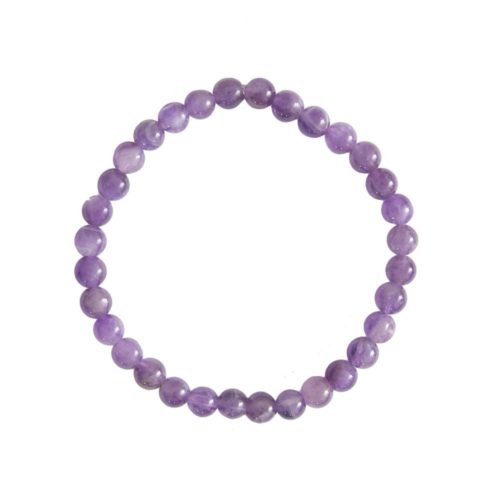 pulsera amatista piedras bolas 6mm