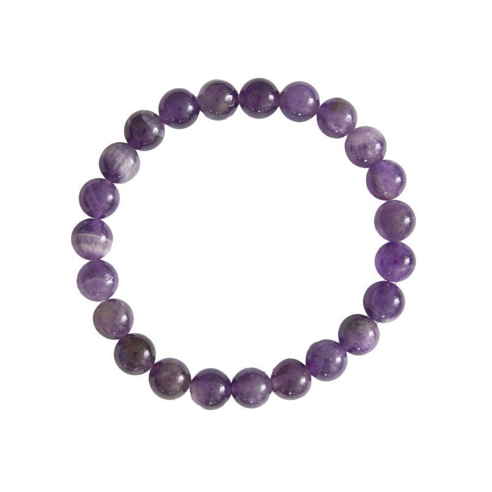 pulsera amatista piedras bolas 8mm
