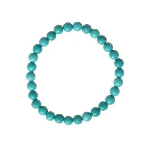 pulsera turquesa piedras bolas 6mm