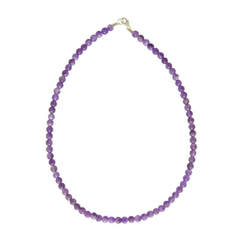 collar amatista piedras bolas 6mm