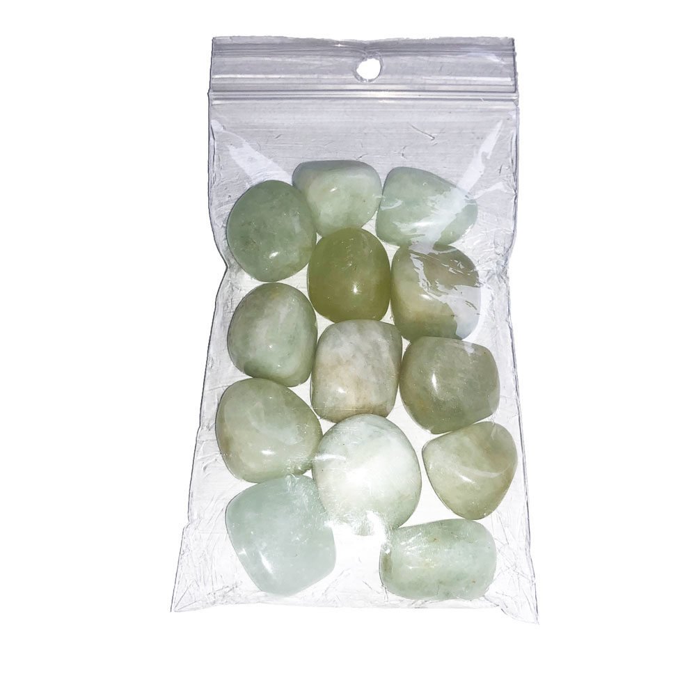 piedras rodadas aguamarina 250grs